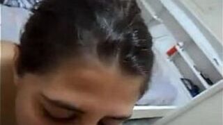 Karla drinking the yogurt - porn video