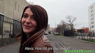 Picked up brunettes bj and cum swallow - porn video