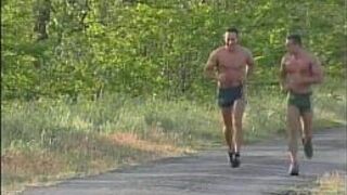 hungarian boys fuck after a jog - porn video