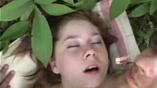 Little friends having a picnic in the park - porn video