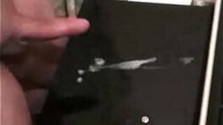 Me jerking off Big shot - porn video