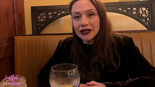 Cheating boss takes surprise facial in pub toilets - porn video