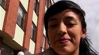 amateur latina Sharon Hernandez fucked by two guys - porn video