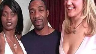 Interracial Girls Suck BBC - porn video