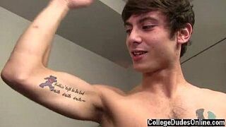 Twink movie of They both seem to be liking this stance as they smooch - porn video