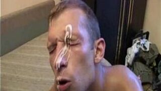 Hot gay men hardcore bareback with big facial action - porn video